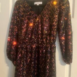 Colorful Sequin Dress